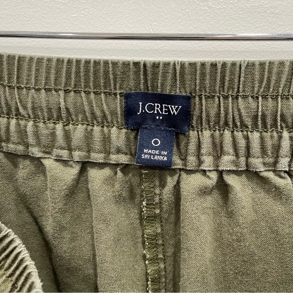 J. Crew Linen Cotton Drawstring Pants Size 0 - image 6